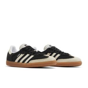Adidas Samba Black and Cream Sneakers